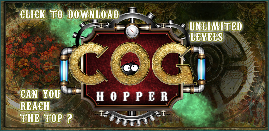 Cog Hopper opening screen, Cogs style